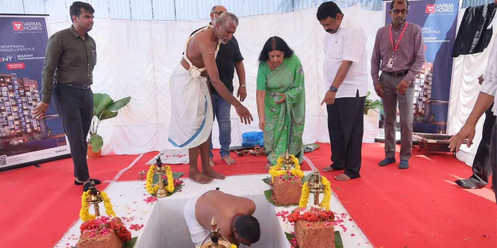 Varma Trident Bhoomi Pooja & Stone Laying Ceremony on April 2025