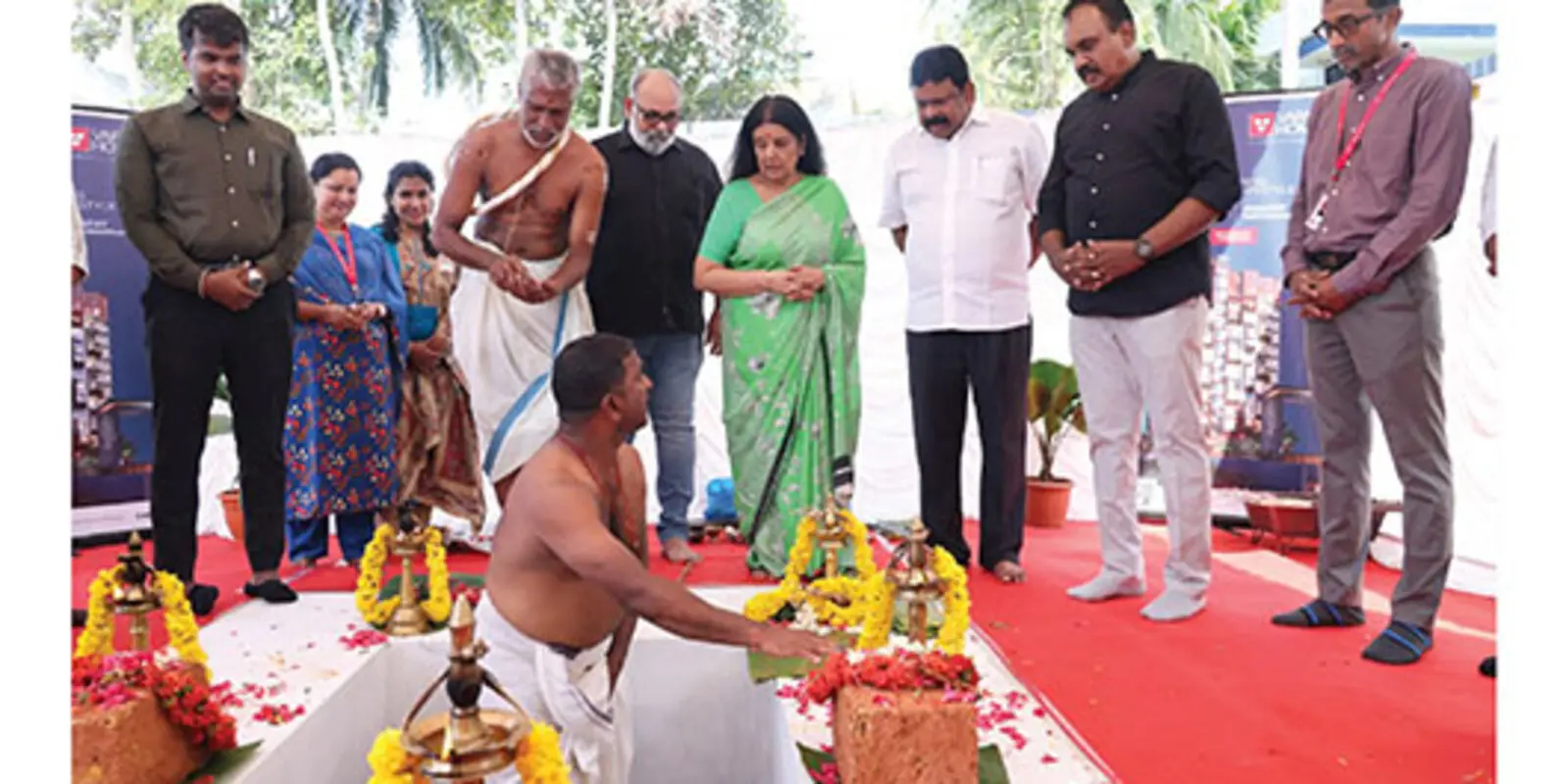 Varma Trident Bhoomi Pooja & Stone Laying