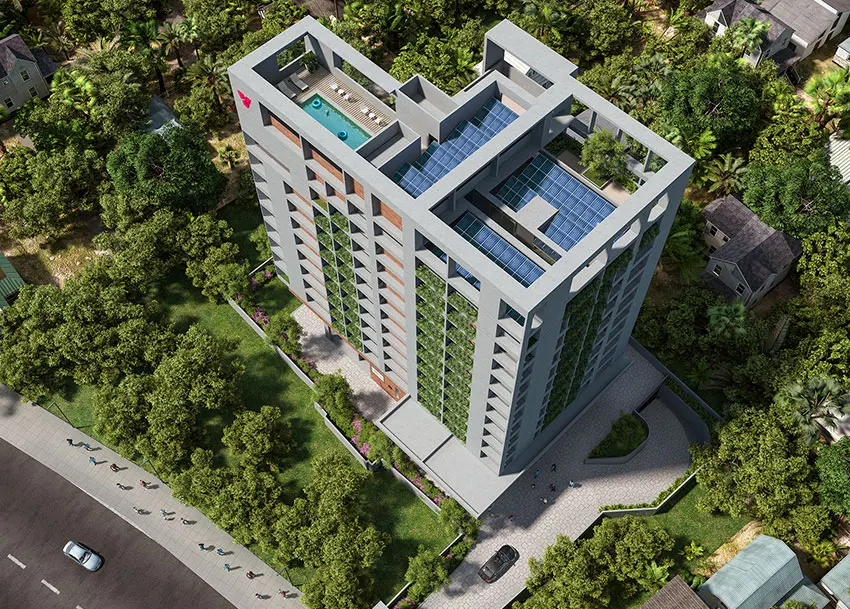 Down Town by Varma Aerial View