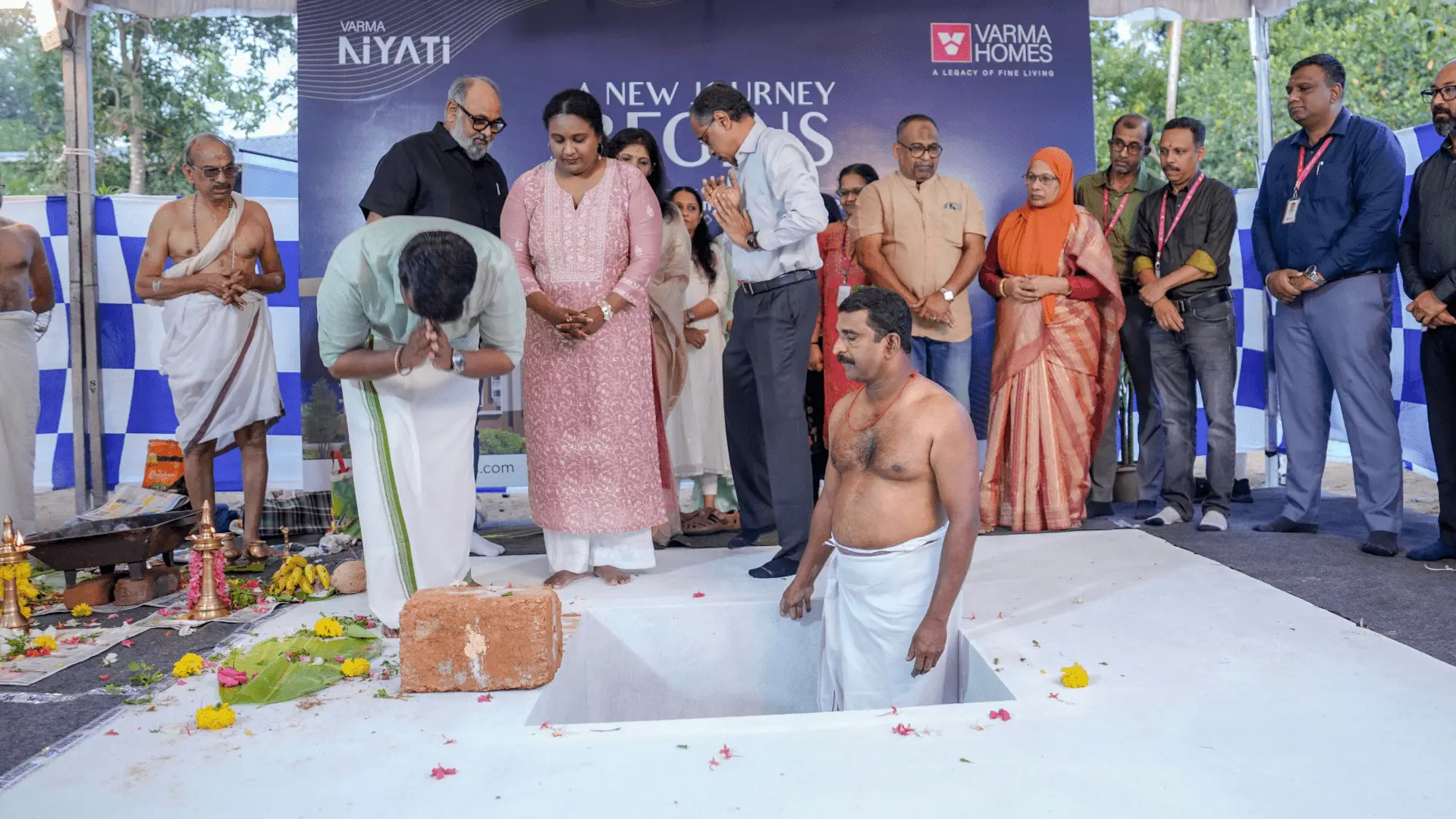Varma Niyati Stone Laying