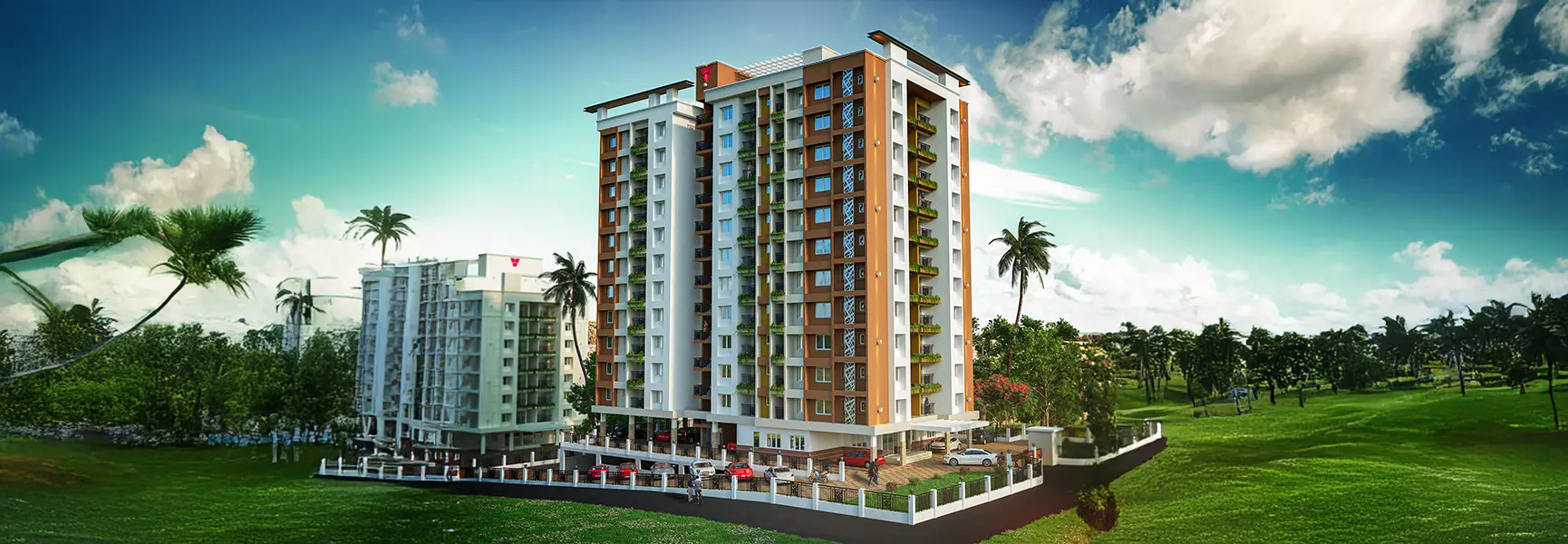 Varma Bougain Heights Purple Banner