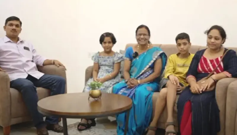 Mrs. Susamma and Family